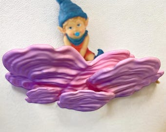 Ostrea Mushroom Wall Shelf For Nursery Decor Gift For Kids Room Whimsical Display