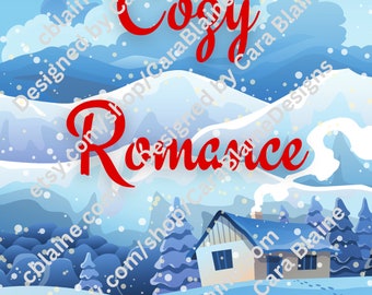 Winter Romance 2 eBook Book Cover Art Print Template