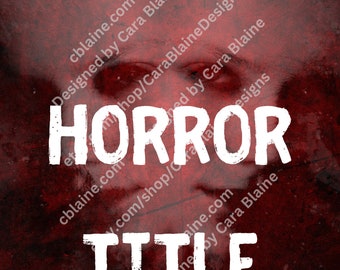 Red Halloween 3 eBook Book Cover Art Print Template