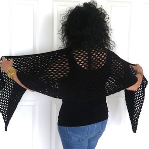 fish net shawl