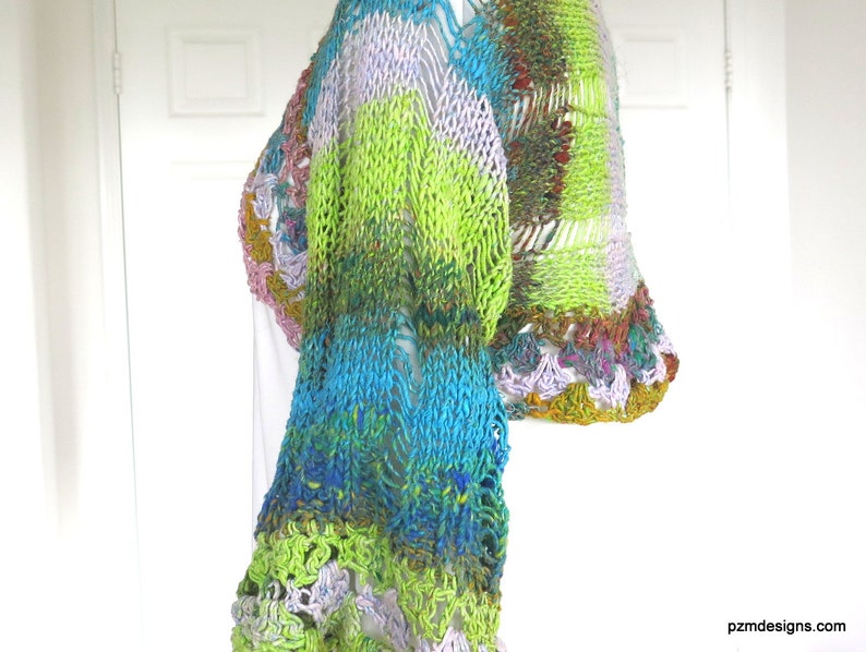 SILK SHRUG NOUVEAU NOIR