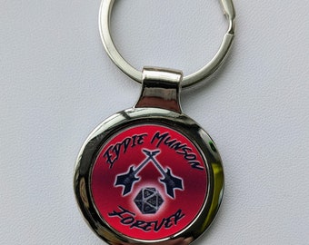 Eddie Munson inspired keychain or pin