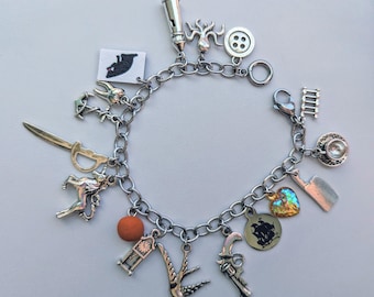 Our Flag Means Death inspired charm bracelet or necklace