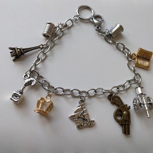 Hamilton inspired charm bracelet