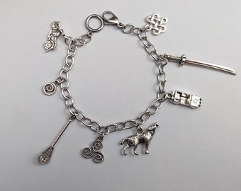 Teen Wolf inspired charm bracelet