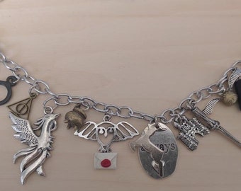 Harry Potter themed charm bracelet