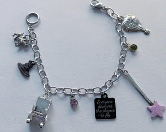 Wickedly themed charm bracelet or necklace