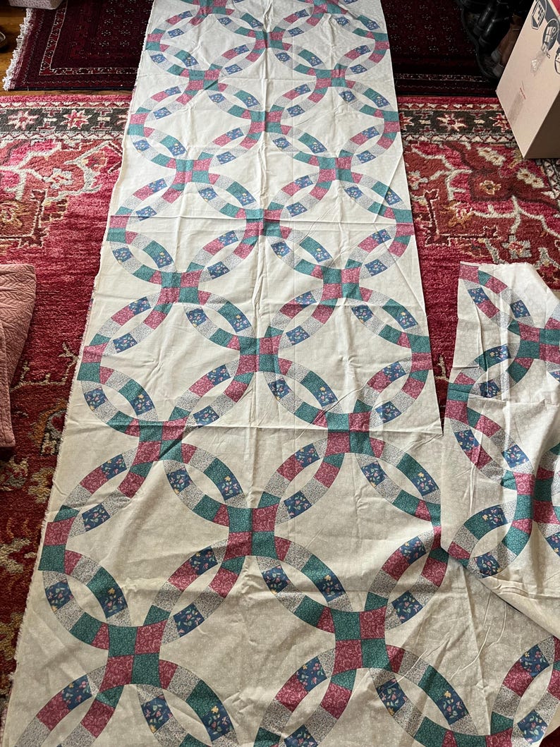 Cheater Quilt Panel for Sewing or Upcycling 3 Yards by 36” Vintage From ...