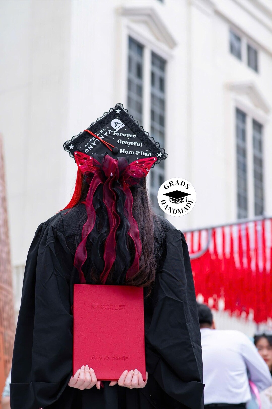 Custom Gothic Style Grad Cap – Handmade Design With Personalized ...