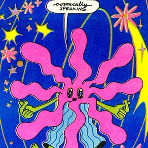 COSMICAMENTE INARRESTABILE Mini A5 Riso Print