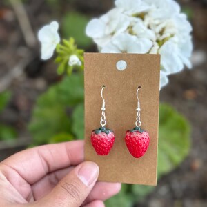 Strawberry earrings
