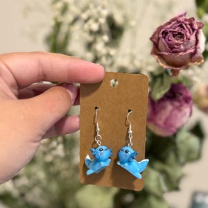 Axolotl earrings