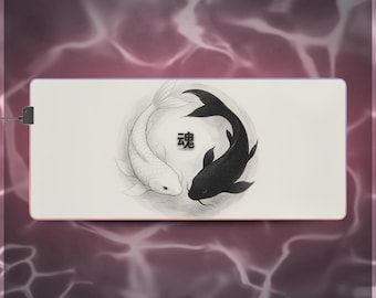 LED Gaming Mousepad XL - "Yin & Yang"