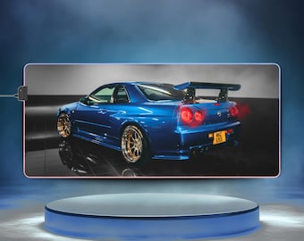 LED Gaming Mousepad XL - "Midnight Drive"