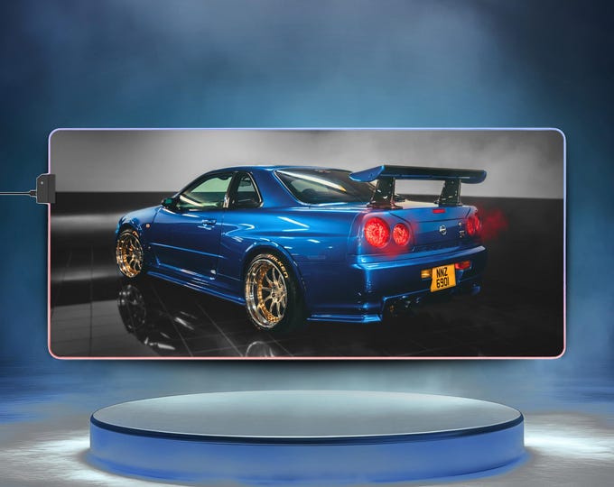 LED Gaming Mousepad XL - "Midnight Drive"