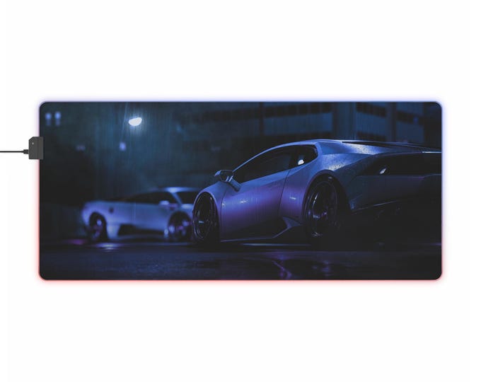 LED Gaming Mousepad XL - "Dark Performance"
