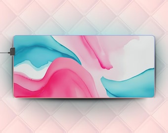 LED Gaming Mousepad XL - "Pastel Dreams"
