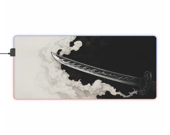 LED Gaming Mousepad XL - "Clouds"