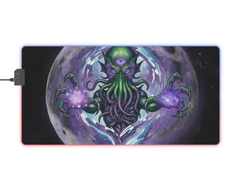 LED Gaming Mousepad XL - "Cthulhu"