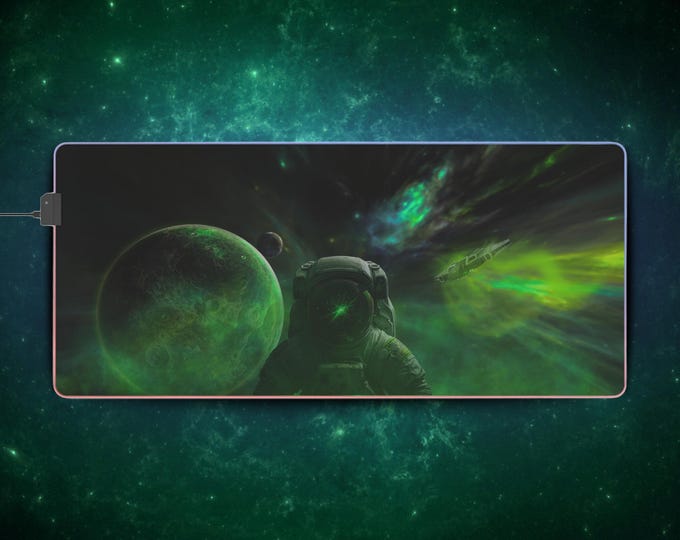 LED Gaming Mousepad XL - "Toxic Void"