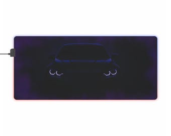 LED Gaming Mousepad XL - "PurpleBeamer"