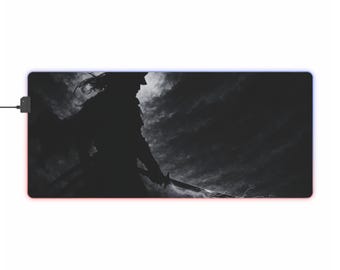LED Gaming Mousepad XL - "Samurai Sturm"