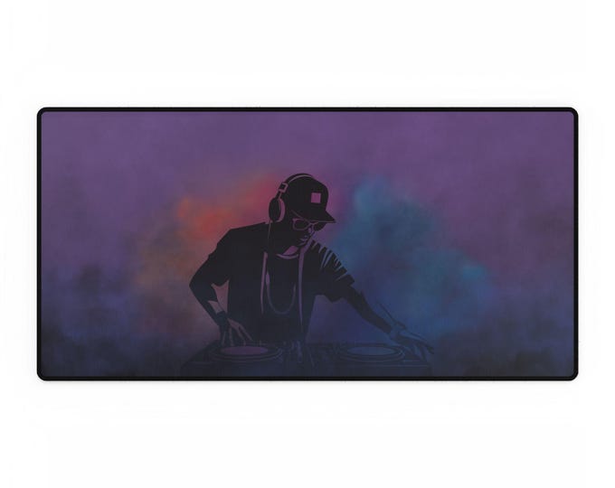 Gaming Mousepad XL - "Vibrant DJ" - Purple