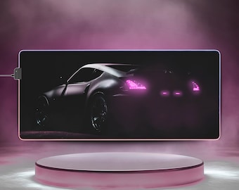 LED Gaming Mousepad XL - "Neon Ride"