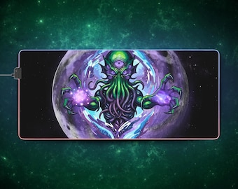 LED Gaming Mousepad XL - "Cthulhu"