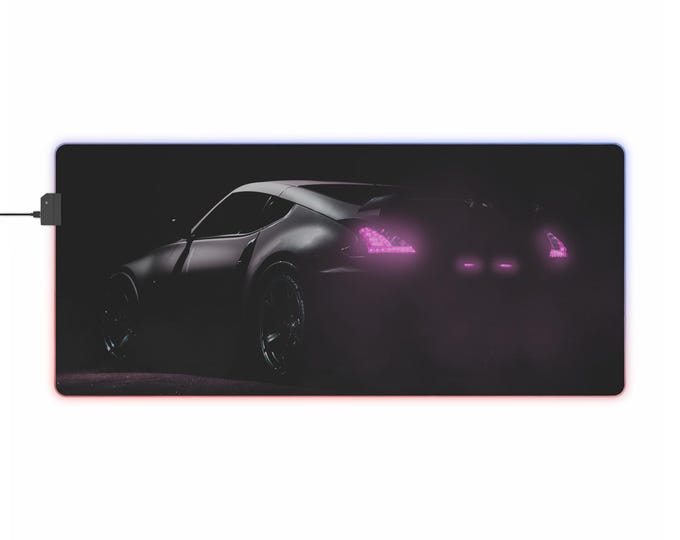LED Gaming Mousepad XL - "Neon Ride"