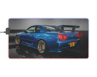 LED Gaming Mousepad XL - "Midnight Drive"