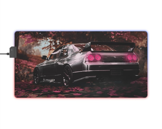 LED Gaming Mousepad XL - "Autumn Drift"