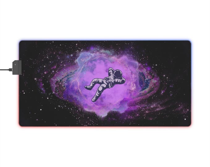 LED Gaming Mouse Pad XL - "Cosmic Relaxation"