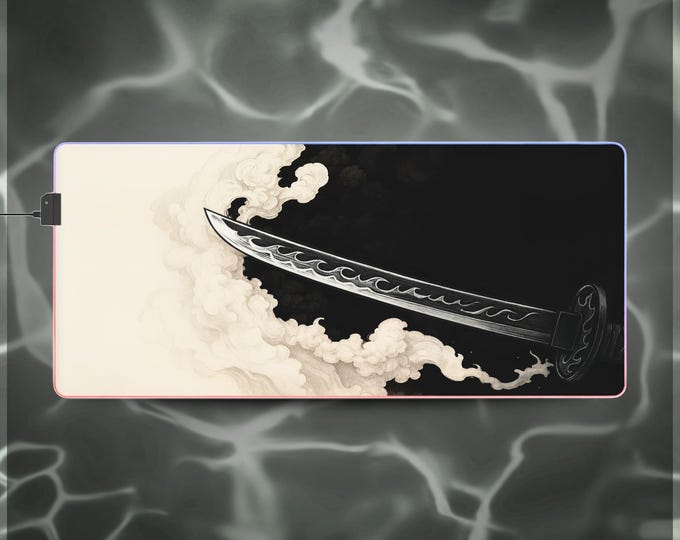 LED Gaming Mousepad XL - "Clouds"