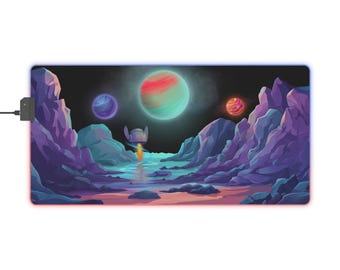 LED Gaming Mousepad XL - "Discovery"