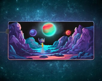 LED Gaming Mousepad XL - "Discovery"