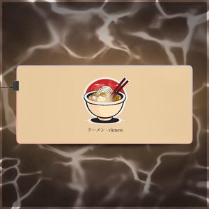 LED Gaming Mousepad XL - "Ramen"