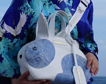 Rabbit Bag, Handmade Italian Leather Designer Bag