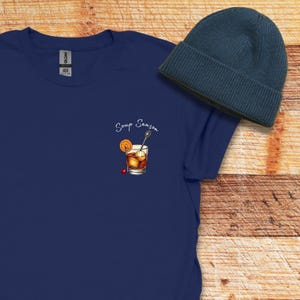 Small Fashioned Soup Shirt, Cocktail tee, Cocktail pun shirt, drinking shirt, whiskey shirt, bourbon shirt, birthday gift, gift idea