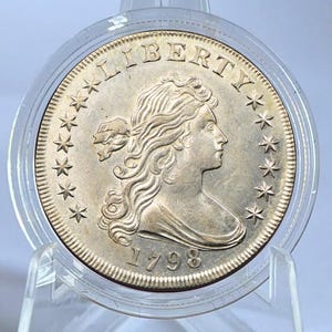 1798 Draped Bust Dollar Heraldic Eagle  Authentic-Looking Commemorative Coin