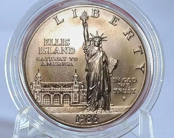 1986年自由の女神像記念ドル コレクター向けギフト - Etsy 日本