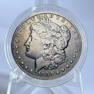 1893 O Morgan Dollar Silver plated Authentic Looking Commemorative Coin