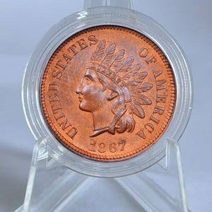 1867 Indian Head Penny Authentic-Looking Commemorative Coin