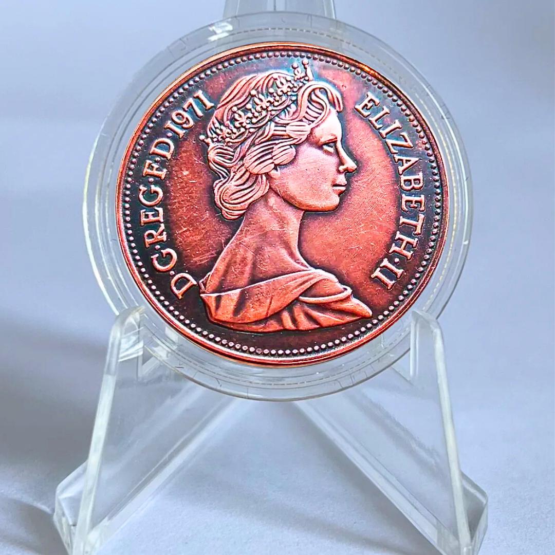 Elizabeth coin 1971 - Etsy 日本