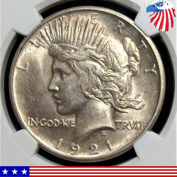 1921 Liberty Peace Dollar Silver plated Authentic-Looking Commemorative Coin