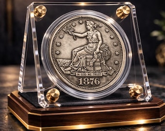 USA 1 Dollar ,1906 - Commemorative Souvenir Coin, Silver Plated - Etsy