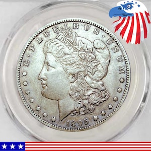 1895 O Morgan Dollar Silver plated Authentic Looking Commemorative Coin