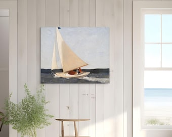 Edward Hopper Sailing Print, Nautical Seascape Wall Art