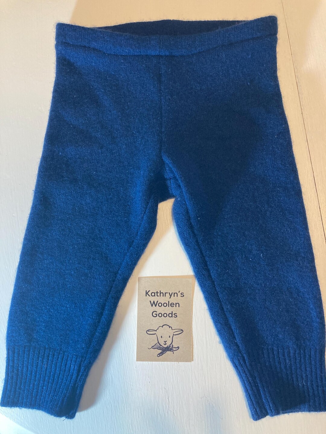 Baby Blue Eyelet Lace Pants