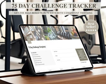 75 Day Challenge Notion Template: Habit & Fitness Tracker